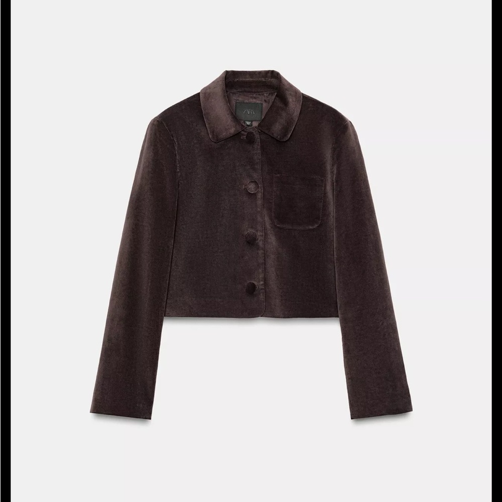 Zara Dark Brown Women's Blazer